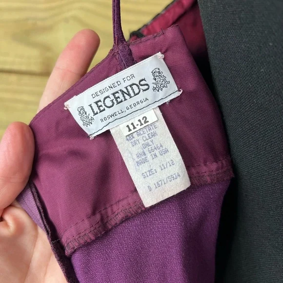 Vintage 1990s dress practical magic style whimsy goth - Picture 7 of 8